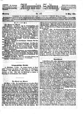 Allgemeine Zeitung Montag 13. Mai 1861