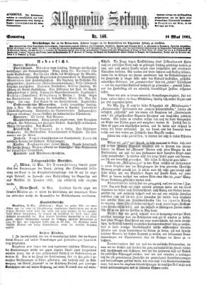 Allgemeine Zeitung Sonntag 26. Mai 1861