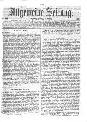Allgemeine Zeitung Freitag 19. Oktober 1866