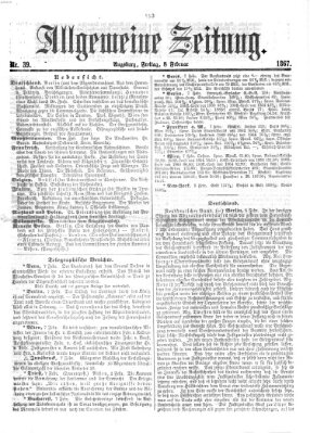 Allgemeine Zeitung Freitag 8. Februar 1867