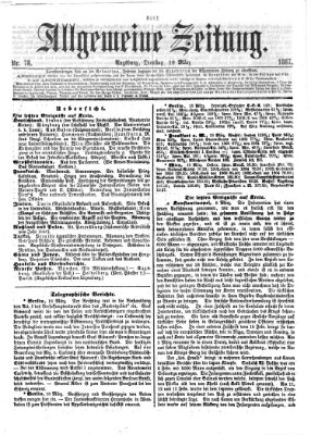 Allgemeine Zeitung Dienstag 19. März 1867