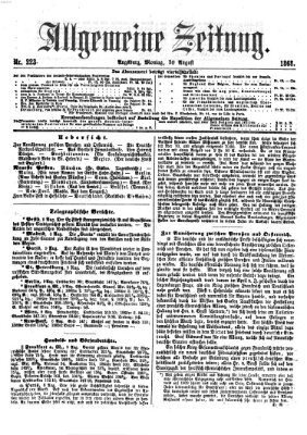 Allgemeine Zeitung Montag 10. August 1868