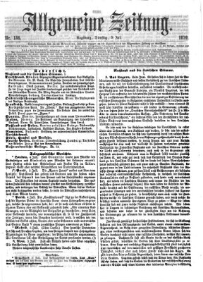 Allgemeine Zeitung Dienstag 5. Juli 1870