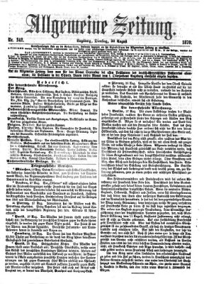 Allgemeine Zeitung Dienstag 30. August 1870