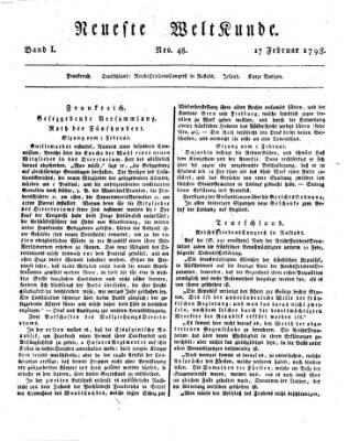 Allgemeine Zeitung Samstag 17. Februar 1798