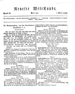 Allgemeine Zeitung Montag 7. Mai 1798