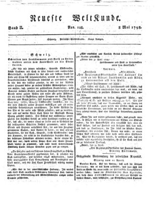 Allgemeine Zeitung Dienstag 8. Mai 1798