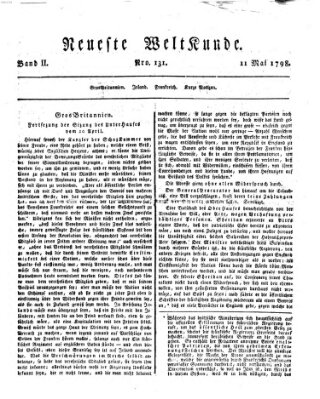 Allgemeine Zeitung Freitag 11. Mai 1798