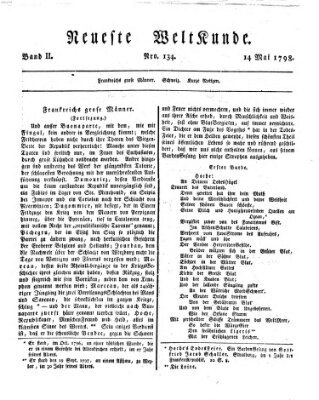 Allgemeine Zeitung Montag 14. Mai 1798