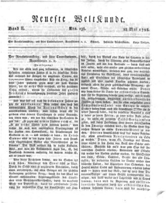 Allgemeine Zeitung Freitag 18. Mai 1798