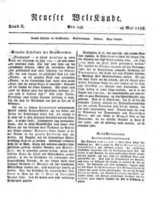 Allgemeine Zeitung Montag 28. Mai 1798