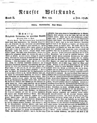 Allgemeine Zeitung Montag 4. Juni 1798