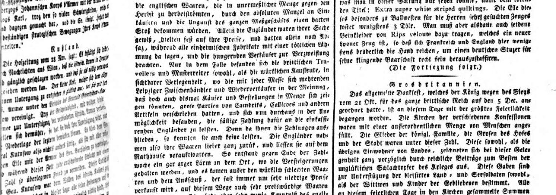 Kaiserlich- und Kurpfalzbairisch privilegirte allgemeine Zeitung (Allgemeine Zeitung) Sonntag 29. Dezember 1805