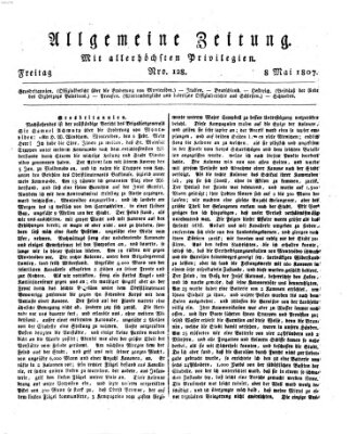 Allgemeine Zeitung Freitag 8. Mai 1807