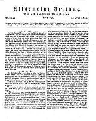 Allgemeine Zeitung Montag 22. Mai 1809