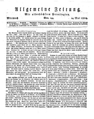 Allgemeine Zeitung Mittwoch 24. Mai 1809