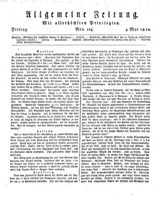 Allgemeine Zeitung Freitag 4. Mai 1810