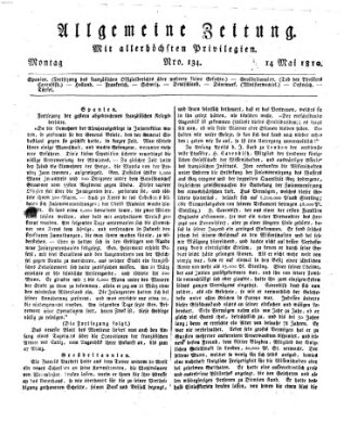 Allgemeine Zeitung Montag 14. Mai 1810