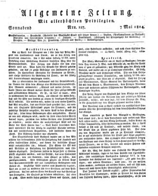 Allgemeine Zeitung Samstag 7. Mai 1814