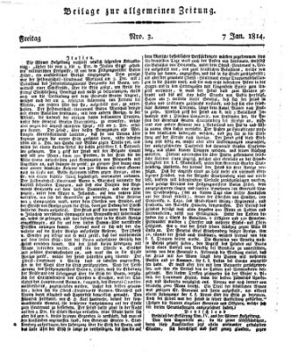 Allgemeine Zeitung Freitag 7. Januar 1814