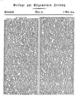 Allgemeine Zeitung Samstag 7. Mai 1814