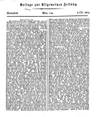 Allgemeine Zeitung Samstag 8. Oktober 1814