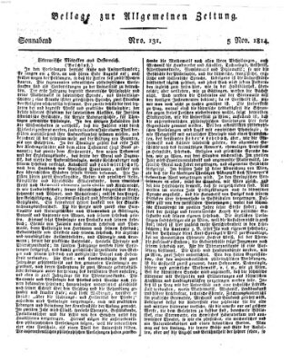 Allgemeine Zeitung Samstag 5. November 1814