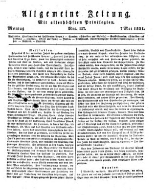 Allgemeine Zeitung Montag 7. Mai 1821