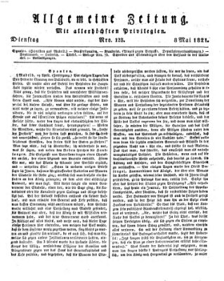 Allgemeine Zeitung Dienstag 8. Mai 1821