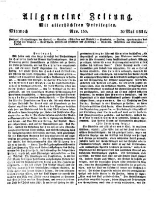 Allgemeine Zeitung Mittwoch 30. Mai 1821