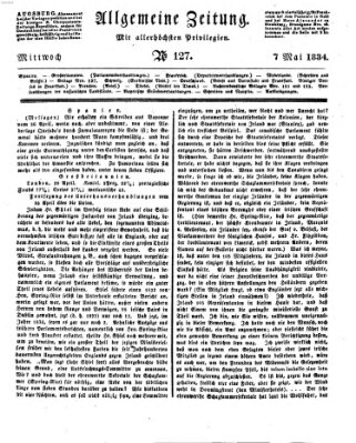 Allgemeine Zeitung Mittwoch 7. Mai 1834