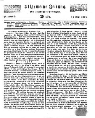 Allgemeine Zeitung Mittwoch 14. Mai 1834