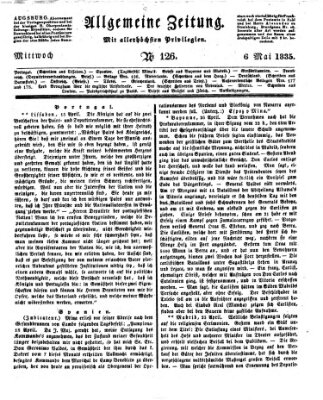 Allgemeine Zeitung Mittwoch 6. Mai 1835