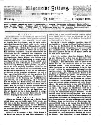 Allgemeine Zeitung Montag 8. Juni 1835