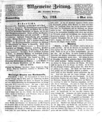 Allgemeine Zeitung Donnerstag 3. Mai 1838