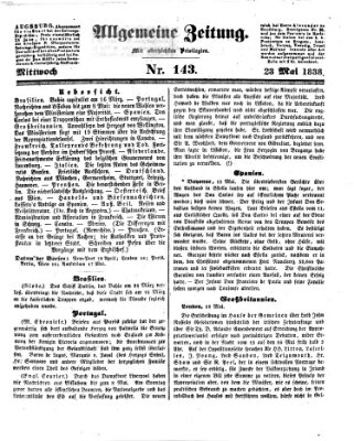 Allgemeine Zeitung Mittwoch 23. Mai 1838