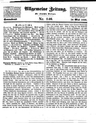 Allgemeine Zeitung Samstag 26. Mai 1838