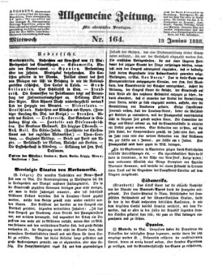 Allgemeine Zeitung Mittwoch 13. Juni 1838