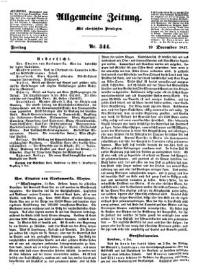 Allgemeine Zeitung Freitag 10. Dezember 1847