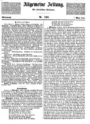 Allgemeine Zeitung Mittwoch 3. Mai 1848