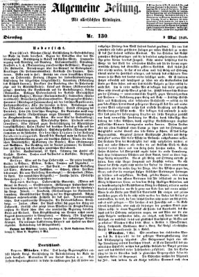 Allgemeine Zeitung Dienstag 9. Mai 1848