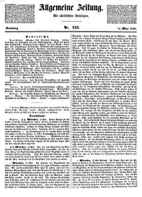 Allgemeine Zeitung Sonntag 14. Mai 1848