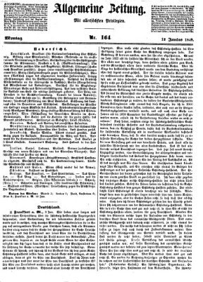 Allgemeine Zeitung Montag 12. Juni 1848