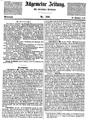 Allgemeine Zeitung Mittwoch 28. Juni 1848