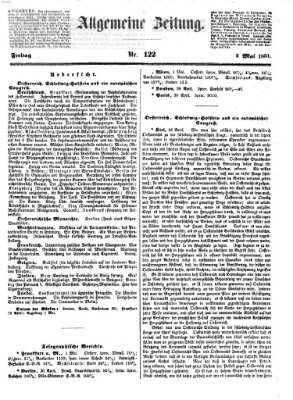 Allgemeine Zeitung Freitag 2. Mai 1851