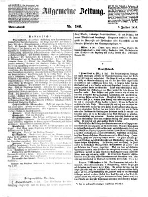 Allgemeine Zeitung Samstag 5. Juli 1851