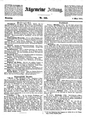 Allgemeine Zeitung Sonntag 6. Mai 1855