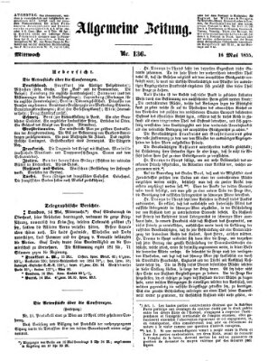 Allgemeine Zeitung Mittwoch 16. Mai 1855