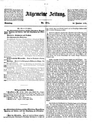 Allgemeine Zeitung Sonntag 24. Juni 1855