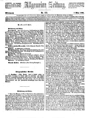 Allgemeine Zeitung Mittwoch 2. Mai 1860